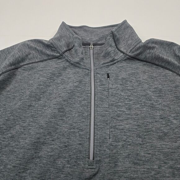 VRST Sweater Men's Gray Stretch Performance 1/4 Zip Sweatshirt SIze 2xl - Picture 4 of 11